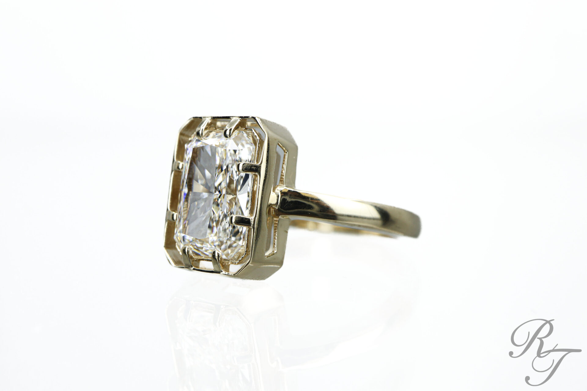 A historical look at Rick Terry Jewelry Designs showing Rick Terry at the workbench in 1986 and today.